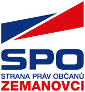 Strana práv občanů Zemanovci, SPOZ logo