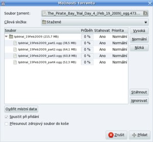 mandriva 2009 cz 03 002 snimek obrazovky moznosti torrentu