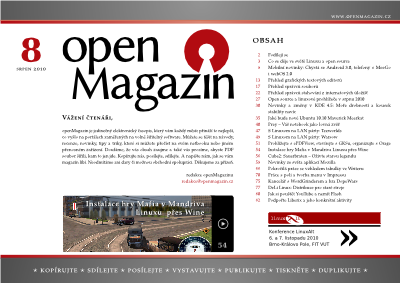 openMagazin 8/2010 – nahled