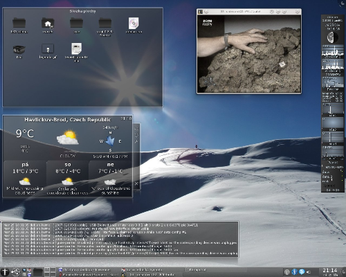 KDE 4.5,  debian sid/exp.