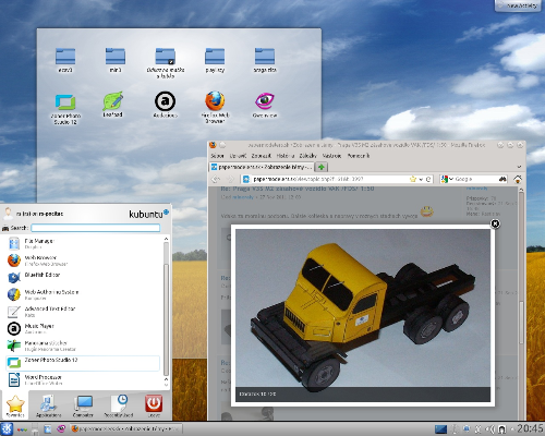Kubuntu desktop - KDE7